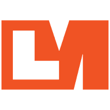 LeadMaster Logo Orange LeadMaster CRM logo in bold orange, featuring stylized "L" and "M" initials