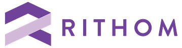 Rithom 2024 Logo - Horizontal - White Background Rithom Consulting Salesforce Implementation Partner